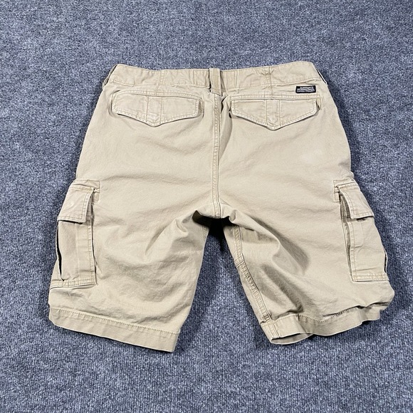 SUPERDRY Core Cargo Shorts Mens Size 33 Tactical Utility Military Style Retro - Picture 2 of 11